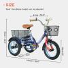 Glyncipher 12 inch Trike, Kids Tricycle, Ages 3+, Beginner Riders, Blue view 2