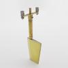 RC Boat Dual Rudder Linkage Copper Steering Rudder 40mmx31mm Submerged Rudder with Servo Arm for RC Boat Scale Marine Tug Boat Model(Rudder 35mmSleeve) view 3