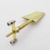 RC Boat Dual Rudder Linkage Copper Steering Rudder 40mmx31mm Submerged Rudder with Servo Arm for RC Boat Scale Marine Tug Boat Model(Rudder 35mmSleeve) view 4