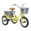 Glyncipher 12 inch Trike, Kids Tricycle, Ages 3+, Beginner Riders, Front & Rear Basket, Passenger Seat, Yellow view 1