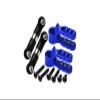 Aluminum 7075 Alloy Servo Horn 25T with Stainless Steel Adjustable Steering Link for Traxxas 1:10 E-Revo VXL Brushless/Revo 3.3 / Slayer Pro/Summit/T-Maxx 3.3/1:7 AWD XO-01 Upgrades - Blue view 1