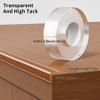 0.8 in x 9.84 FT,Clear Edge Protector Strip Sharp Edge Wrap Cover Tape, Self Adhesive Protective Bumper Guards for Cabinet Door Desk Glass Table Bed Furniture, Kitchen Countertop, Waterproof view 2