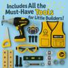 Kids Tool Set with Carrying Case, Electronic Toy Drill with Bits & Construction Vest  Pretend Play Kit with Safety Googles, Gas Shield, Tape Measure, Saw, Bubble Level, Screwdriver, Nuts & Bolts view 4