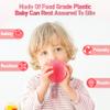 FHRILEK Ball Pit Balls-Star Ball Pit Balls for Kids,Plastic Balls for Ball Pit, Crush Proof Play Balls BPA Free Non-Toxi (Pink+Milky White+Transparent, 170PCS) view 2