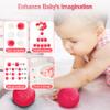 FHRILEK Ball Pit Balls-Star Ball Pit Balls for Kids,Plastic Balls for Ball Pit, Crush Proof Play Balls BPA Free Non-Toxi (Pink+Milky White+Transparent, 170PCS) view 3