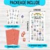Zcsni Christmas Bingo Game Cards - Winter Themed Party Activity for Large Groups - Family Holiday Gathering view 2