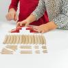 Colaxi Wooden Train Tracks,Wooden Toy for Kids,Developing Educational Toy,24 Pieces Railway Accessories for Preschool,Boys,Children view 4