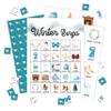 Zcsni Winter Bingo Game Cards, Snowman Bingo Games Decor,Christmas Winter Woodland Themed Party Activity Decor Favors for Adults Family Holiday Gathering -11 view 1