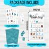 Zcsni Winter Bingo Game Cards, Snowman Bingo Games Decor,Christmas Winter Woodland Themed Party Activity Decor Favors for Adults Family Holiday Gathering -11 view 2