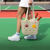 Bogg Bag Accessories, Charms for Bogg Bag Original All Models, PVC Rubber Decoration Charms Compatible with Baby Bogg Bag, Perfect for Beach Tote Bags and Handbags, (Football + Baseball) view 3