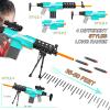 Automatic Toy Gun for Nerf Guns Bullets - 3 Modes Toy Foam Blasters with Bipod, 2 Magazine Clips, 100 Bullets, Automatic Machine Gun for Boys Kids Age 6-12, Gifts for Birthday Christmas view 4