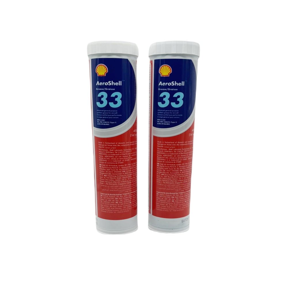 Aeroshell - 33 Airframe Grease, 14oz (2-Pack)