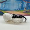3D Printed Baby Dragon with Dragon Egg, 6" Articulated Back and White Cherry Blossom Baby Dragon, Home Decor Executive Desk Toys,Fidget Toys for Autism/ADHD BD004-BW view 1