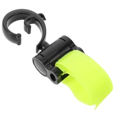 PartyKindom Stroller Hook Fastener Multi-Purpose Stroller Bag and Diaper Bag Hook Easy Installation Motorcycles Electric Bikes Tape Design Green