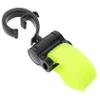 PartyKindom Stroller Hook Fastener Multi-Purpose Stroller Bag and Diaper Bag Hook Easy Installation Motorcycles Electric Bikes Tape Design Green view 1