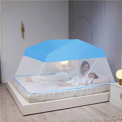 RhLLvJ Mosquito Net for Bed,Pop UP Mosquito Net Tent Curtains, for Bed Tent,Folding Design with Net Bottom for Adults(C,80 * 190 * 100cm)