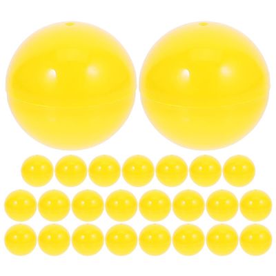 HOLIDYOYO 25pcs Drawing Ball Raffle Balls Numbers Toy Ball Set Openable Lightweight No Stuffing Game Balls
