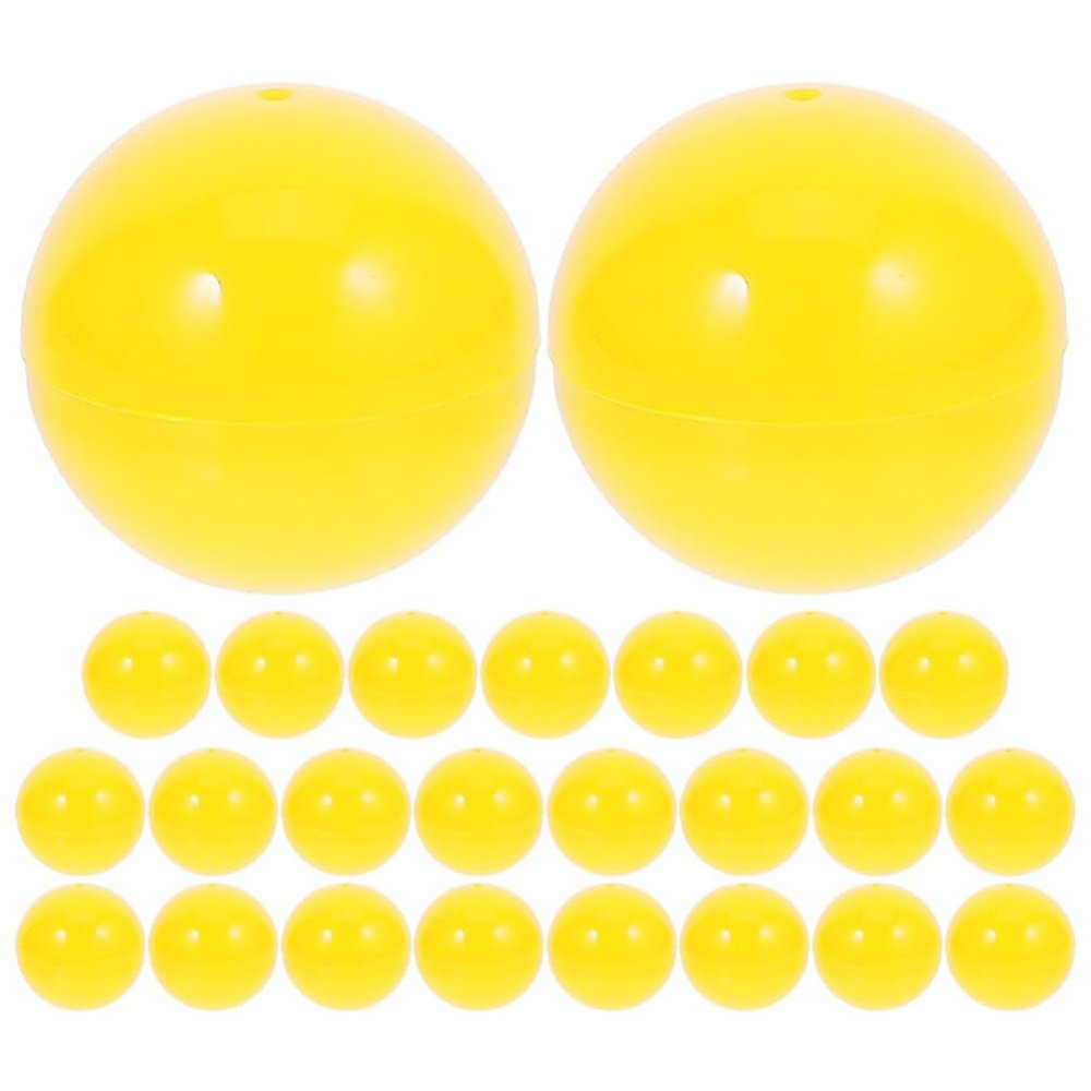 HOLIDYOYO 25pcs Drawing Ball Raffle Balls Numbers Toy Ball Set Openable Lightweight No Stuffing Game Balls