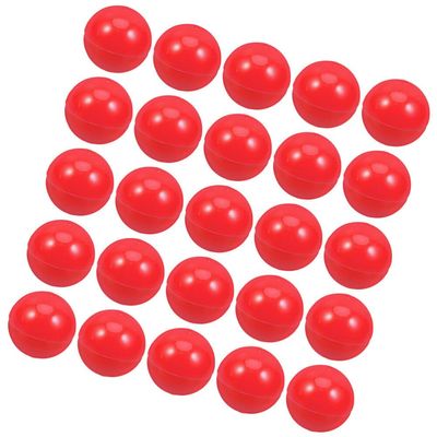 IMIKEYA 25pcs Plastic Ball 3cm Bingo Ball Hollow Raffle Pingpong Ball Round Capsule Prize Drawing Balls for Halloween Game Night Party Carnival