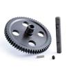 DAYUDDRICAR 62T Reduction Gear Spare Part for WLtoys 12428/12423 1/12 RC Car Crawler/Short Course Truck Upgrade Accessories (Black, Alloy Steel, 62 Teeth, 51mm Diameter, 3.3mm-5mm Shaft, 2x7.7mm Pins) view 2