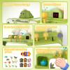 Skirfy Dinosaur Claw Machines for Kids,Electronic Arcade Game Vending Machine Toys with 34 Dinosaur Toys & Sound,Candy Dispenser Machine, Thanksgiving Birthday Gifts for Girls Boys view 4