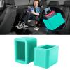 2 Pack Silicone Seat Belt Buckle Holder, Seat Belt Buckle Booster for Kids, Durable Silicone Material, Easy Access to The Buckles of Rear Seats, Car Accessories, Suitable for Most Car Models (Green) view 1