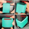 2 Pack Silicone Seat Belt Buckle Holder, Seat Belt Buckle Booster for Kids, Durable Silicone Material, Easy Access to The Buckles of Rear Seats, Car Accessories, Suitable for Most Car Models (Green) view 4