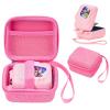 MGZNMTY Carrying Case and Silicone Case for Bitzee Disney Interactive Toy Digital Pet - Protective Skin Cover for New Bitsy Electronic Virtual Pet (Pink) view 1