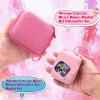 MGZNMTY Carrying Case and Silicone Case for Bitzee Disney Interactive Toy Digital Pet - Protective Skin Cover for New Bitsy Electronic Virtual Pet (Pink) view 4