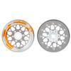 TCRC 4PCS Grade 5 Titanium Wheel Face Splash Anodizing Aluminum 1.0 Inch Wheels Hubs for 1/24 Axial SCX24 TRX4M FCX24 Redcat Ascent-18 1/18 RC Crawler Car Upgrade Parts view 2