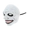 ABONDEVER Scary Halloween Mask Smiling Demon Mask Creppy Halloween Masks with White Eye Evil Devil Horror Latex Mask view 4