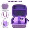 MGZNMTY Carrying Case and Silicone Case for Bitzee Disney Interactive Toy Digital Pet and Protective Skin Cover for New Bitsy Electronic Virtual Pet (Purple) view 2