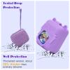 MGZNMTY Carrying Case and Silicone Case for Bitzee Disney Interactive Toy Digital Pet and Protective Skin Cover for New Bitsy Electronic Virtual Pet (Purple) view 3