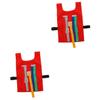 Abaodam 2pcs Boy Girl Outdoor Toys Pull Tails Vest for Kindergarten Games Educational Sports Activity Red Teamwork Play for Boy Girl Coordination and Social Skills view 1