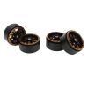 1.9 Beadlock Wheels Aluminium Rc Car Wheels Lightweight Wear Resistant 4pcs 1.9 Replaceable Rc Wheel Hubs for Axial Scx10 Scx24 Rc Crawler (Gold) view 3