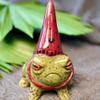 AJIEDSBHI Little Wizards Frog Ornaments, Miniature Hand-Painted Ceramic Flowerpot Decorations - Adorable Frog Sculpture for Garden, Outdoor Yard Art, for Frog and Garden Enthusiasts (2Pcs) view 4