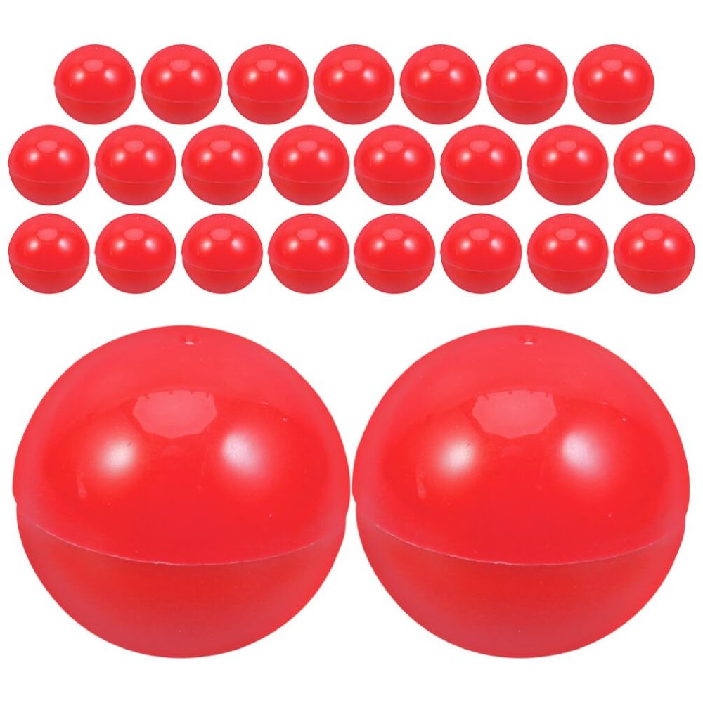HOLIDYOYO Balls 25pcs Small Pong Balls Lightweight No Stuffing Hollow Toy for Raffles
