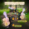 DYODYORC Remote Control Car, 2.4Ghz All Terrain Dinosaur Monster Truck Toys, RC Truck with Spay, Music, 3 Lighting Effects, Stunt Capable, Toy Gifts for Boys and Girls (Yellow) view 4