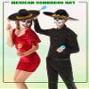 Cagemoga 2 Pack Mexican Sombrero Hat Black Felt Large Sombrero Hat for Kids Teens Mexican Party Dress Up Accessories (Color Set 1) view 3
