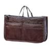 10.2''X3.35''X5.91'' Purse Organizer Insert for Handbags Bag Organizers Inside Tote Pocketbook Multi Pockets (Khaki) view 2