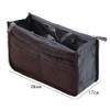 10.2''X3.35''X5.91'' Purse Organizer Insert for Handbags Bag Organizers Inside Tote Pocketbook Multi Pockets (Khaki) view 3