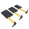 1PC RC Boat Rudder Nylon Submerged Rudder with Servo Arm for 50cm-130cm RC Boat Scale Marine Tug Fishing Wood Boat Model(C) view 3