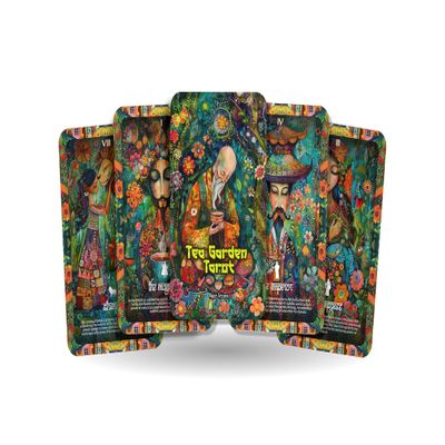 Tea Garden Tarot - Major Arcana - A Unique Spiritual Journey - Sipping Serenity and Insight amidst The Lush Tea plantations.
