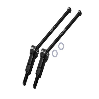 4140 Medium Carbon Steel Front Or Rear CVD Drive Shafts with Aluminum 7075 Wheel Hex for Arrma 1:18 4WD Granite GROM MEGA 380 BRUSHED-ARA2102 / Typhon GROM MEGA 380 BRUSHED-ARA2106 Upgrades - Blue