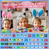 Kugliwa 48 Pack Mini Video Game Party Favors Keychain Small Mini Video Keychain Handheld Game Key chain for Kids Birthday Class Prize Goddie Bag Fillers(Macaron Color 2 view 3