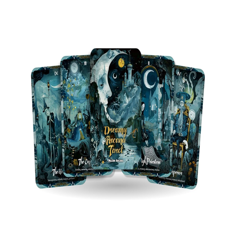 Dreamy Arcana Tarot - 22 Major Arcana - Where The Ethereal Meets The Mythical - Divination Tool - Major Arcana Cards