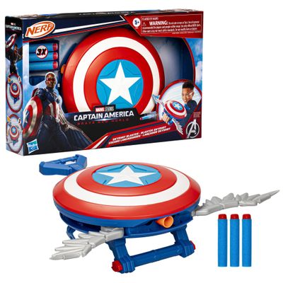 Marvel Studios Captain America Brave New World, Nerf Blaster Skyshot, Shield Costume