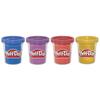 Play-Doh Pack of 4 Shimmer Shine Clay - 4 Shimmering Colours, 85g Each, Toddler & Kid view 2