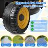 24V Ride On Tractor w/Tiltable & Detachable Trailer, 2x65W Motors, EVA Tires, Remote Control, Bluetooth, Shifter, Music, Electric Car for Kids (Yellow) view 4
