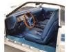 1/18 scale diecast car model of 1971 R/T 383 Magnum Brite White with Blue Stripes and Blue Interior Limited Edition to 468 pieces Worldwide die cast model car by ACME A1806027 view 3